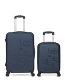 Lot de 2 Valises Rigides Taille Moyenne et Cabine XXS ELEONOR