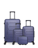 Lot de 4 Valises Rigides Grand Format, Cabine, Cabine XXS et Vanity AIGLE