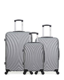Lot de 3 valises Grand format, weekend et cabine LAGOS