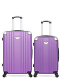 Lot de 2 Valise grand format et valise weekend AMELIE-A