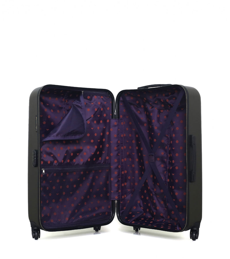 Lot de 3 Valises Rigides Grand Format, Taille Moyenne et Cabine ELEONOR