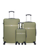 Lot de 3 valises Rigides Grand Format, Taille Moyenne et Cabine XXS MEMPHIS