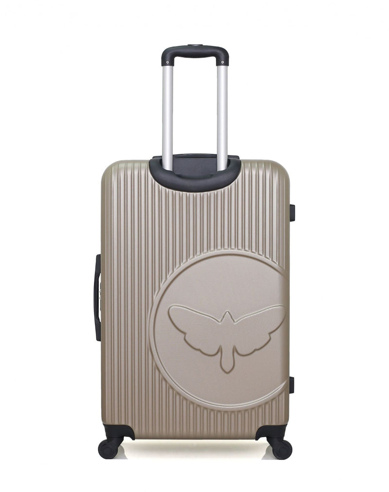 Lot de 3 Valises Rigides Grand Format, Taille Moyenne et Cabine XXS AGATA