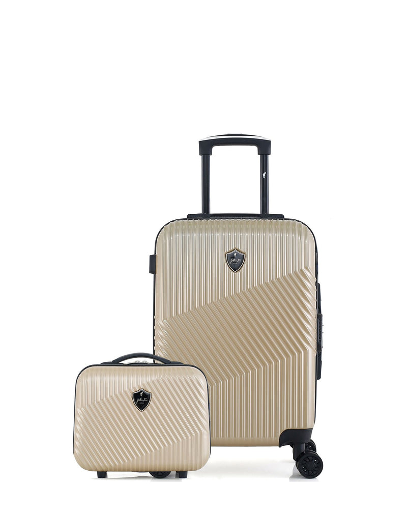 Lot de 2 Valises Rigides Cabine et Vanity PETER