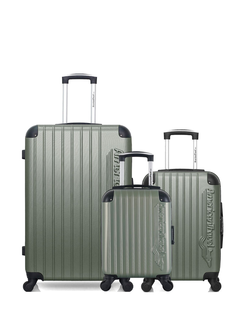 Lot de 3 Valises Rigides Grand Format, Cabine et Cabine XXS BUDAPEST