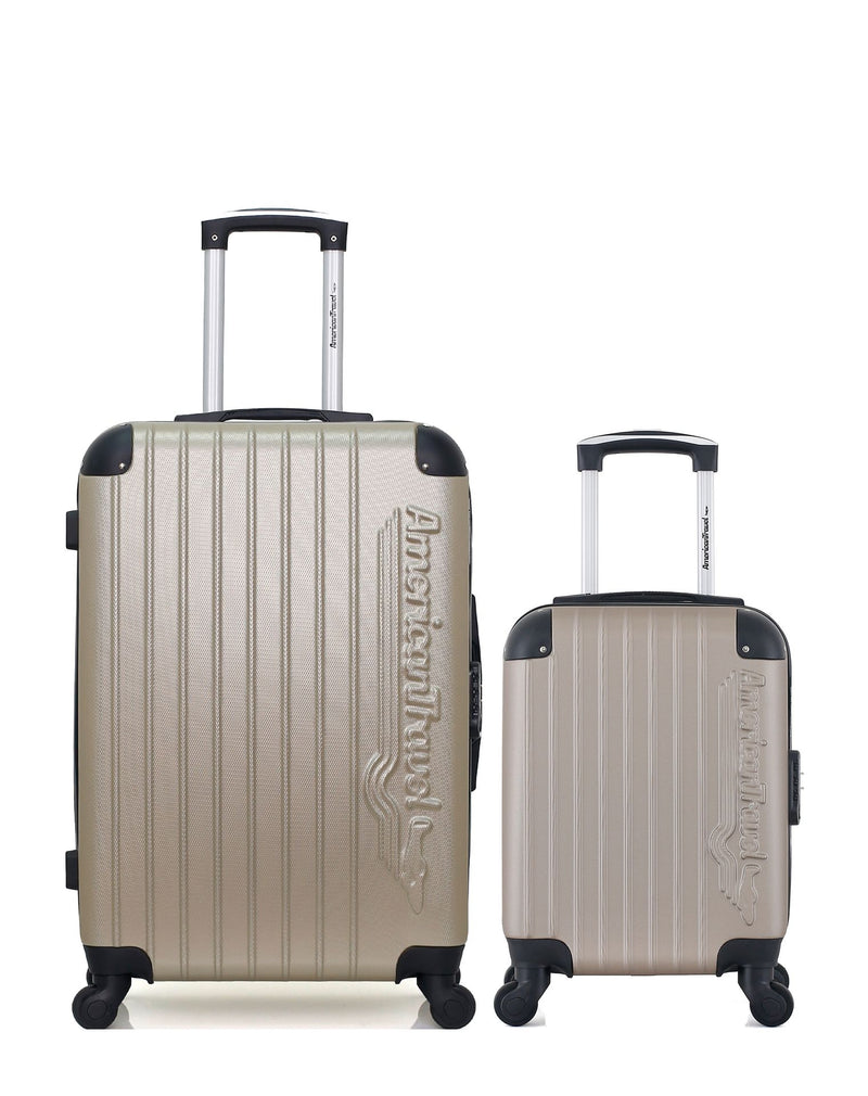 Lot de 2 Valises Rigides Taille Moyenne et Cabine XXS BUDAPEST