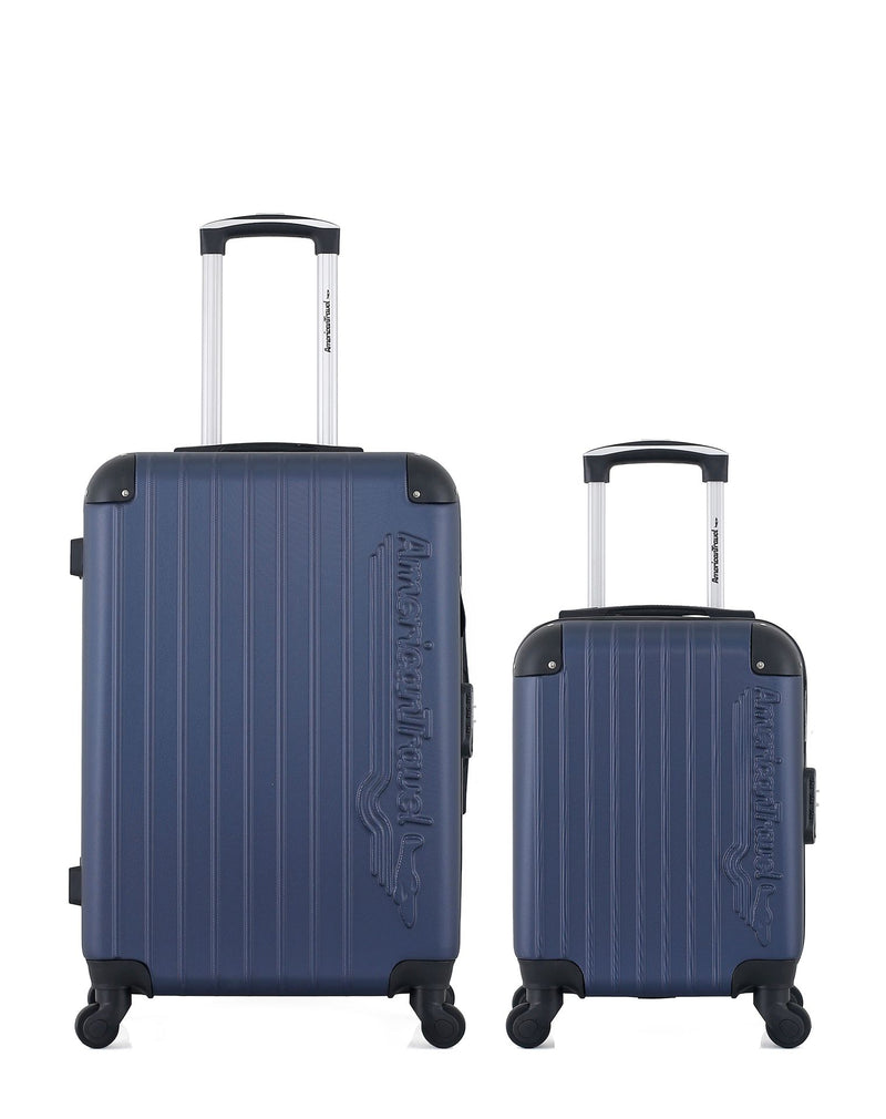 Lot de 2 Valises Rigides Taille Moyenne et Cabine XXS BUDAPEST