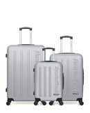 Lot de 3 Valises Rigides Grand Format, Taille Moyenne et Cabine BRONX