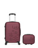 Lot de 2 Valise Cabine et Vanity Rigide ELEONOR