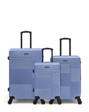 Lot de 3 Valises Rigides Grand Format, Taille Moyenne et Cabine LIVIA