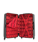 Lot de 2 - Valise grand format et valise weekend BRAZILIA
