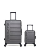 Lot de 2 Valises Rigides Grand Format et Cabine XXS AIGLE