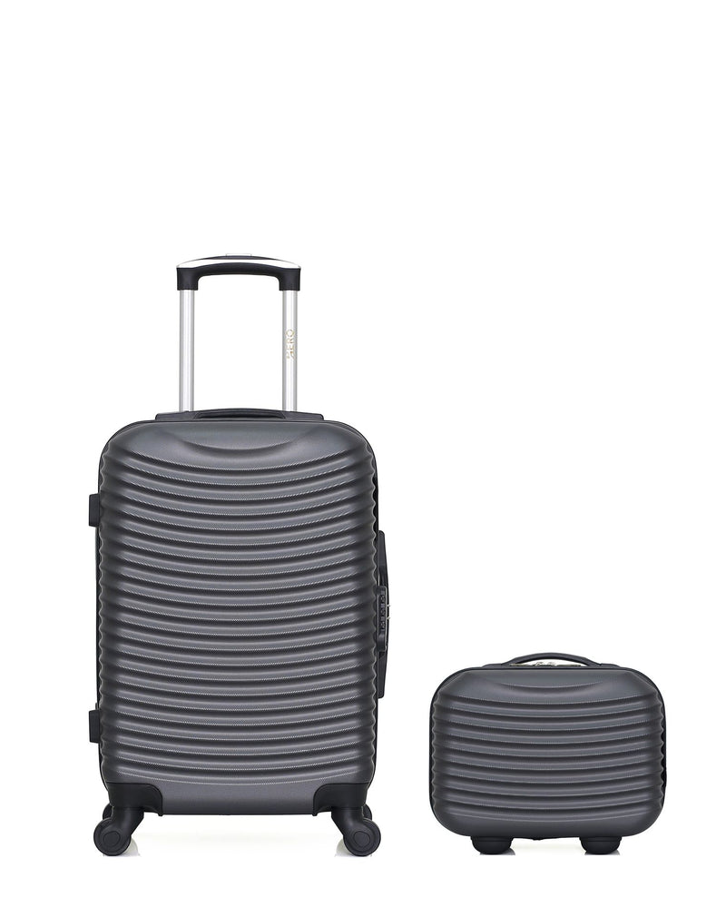 Lot de 2 Valises Rigides Cabine et Vanity ETNA