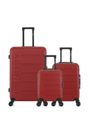 Lot de 3 Valises Rigides Grand Format, Cabine et Cabine XXS AIGLE