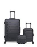 Lot de 3 Valises Rigides Grand Format, Cabine XXS et Vanity AIGLE