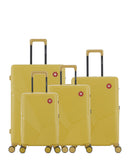 Lot de 4 Valises Rigides Grand Format, Taille Moyenne, Cabine et Cabine XS FRIBOURG