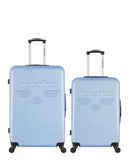 Lot de 2 - Valise grand format et valise weekend CHELSEA