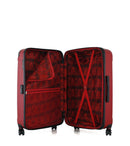 Lot de 2 Valises Rigides Grand Format et Cabine TUNIS