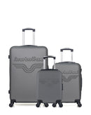 LOT DE 3 - Valises grand format, cabine et cabine XXS CHELSEA