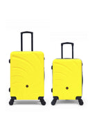 Lot de 2 Valises Rigides Taille Moyenne et Cabine SERENA
