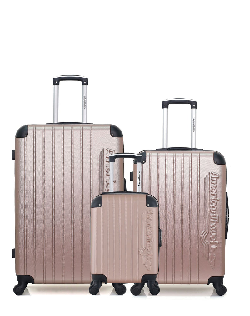 Lot de 3 Valises Rigides Grand Format, Taille Moyenne et Cabine XXS BUDAPEST