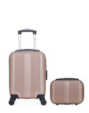 Lot de 2 Valises Rigides Cabine XXS et Vanity LIPARI