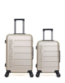 Lot de 2 Valises Rigides Taille Moyenne et Cabine AIGLE