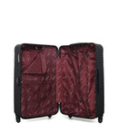 Lot de 3 Valises Rigides Grand Format, Taille Moyenne et Cabine MEMPHIS