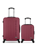Lot de 2 Valises Rigides Taille Moyenne et Cabine XXS BRONX