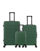 Lot de 3 Valises Rigides Grand Format, Taille Moyenne et Cabine XXS AIGLE