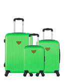 Lot de 3 Valises weekend , valise cabine et valise cabine XXS AGATA