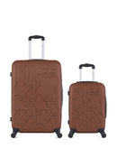 Lot de 2 Valises Rigides Grand Format et Cabine NAIS