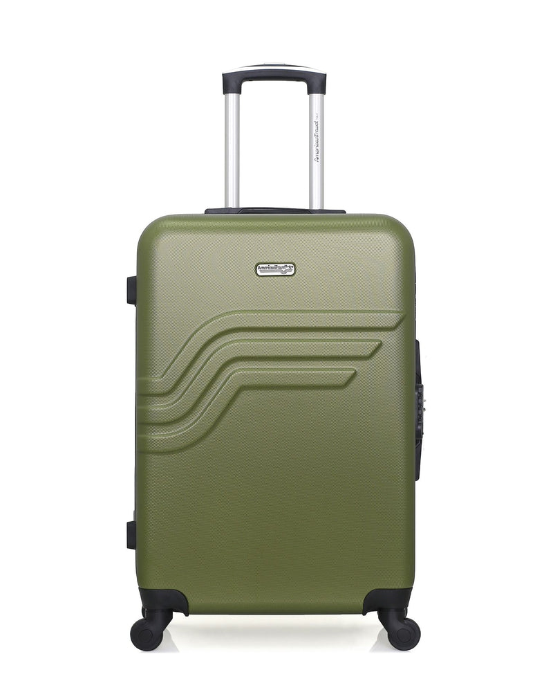 AMERICAN TRAVEL - Lot de 3 - Valises grand format CHELSEA, weekend QUEENS et cabine XXS MEMPHIS