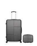 Lot de 2 Valises Rigides Grand Format et Vanity CORONADO