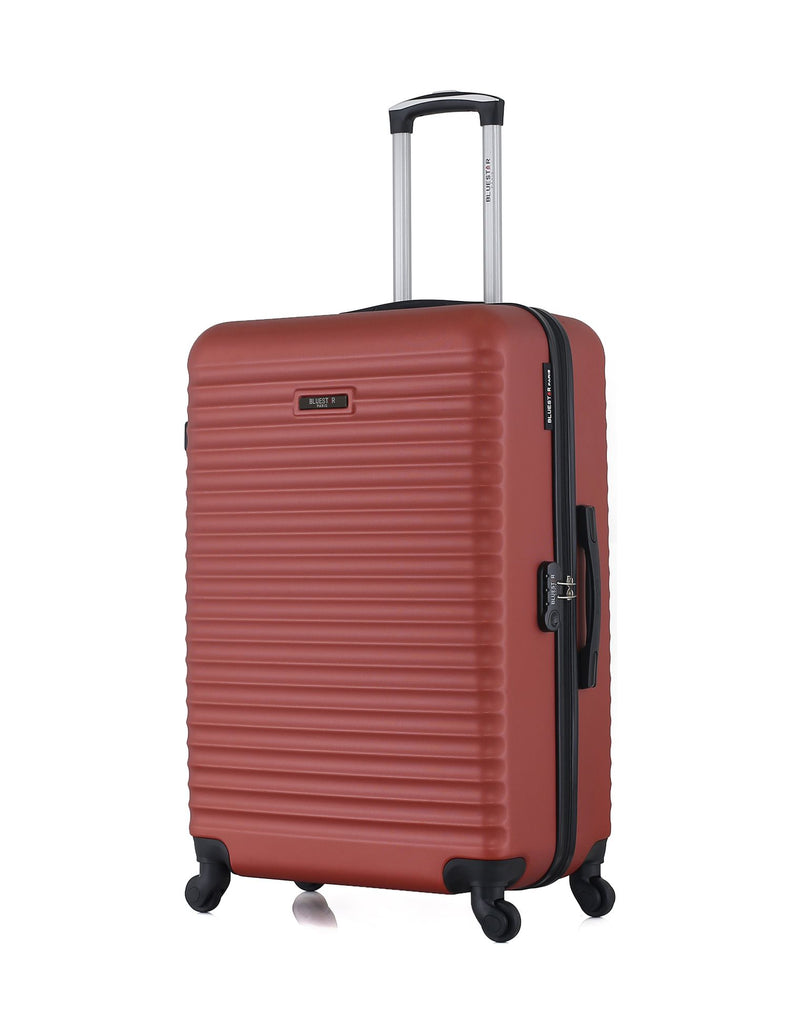 Lot de 2 Valises Rigides Grand Format et Valise Taille Moyenne BRAZILIA