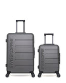 Lot de 2 Valises Rigides Grand Format et Cabine AIGLE