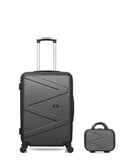 Lot de 2 Valises Rigides Taille Moyenne et Vanity AMAZONE