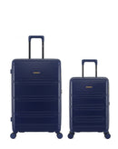 Lot de 2 Valises Rigides Grand Format et Cabine LYNDA