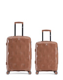 Lot de 2 Valises Rigides Taille Moyenne et Cabine AQUILA