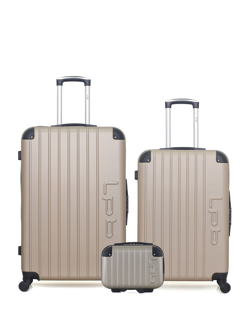 LPB LUGGAGE - LOT DE 3 - Valises grand format, weekend et vanity HAMBOURG