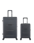 Lot de 2 Valises Rigides Grand Format et Cabine XS CLEVELAND