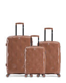 Lot de 3 Valises Rigides Grand Format, Taille Moyenne et Cabine AQUILA