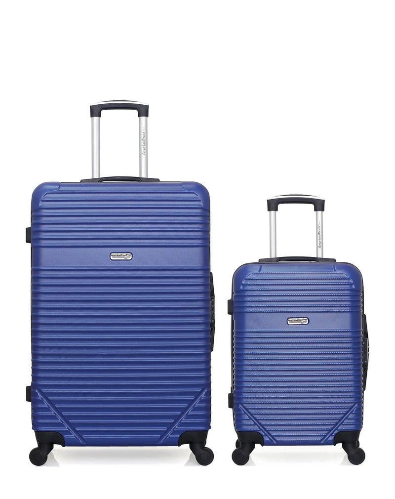 Lot de 2 Valises Rigides Grand Format et Cabine MEMPHIS