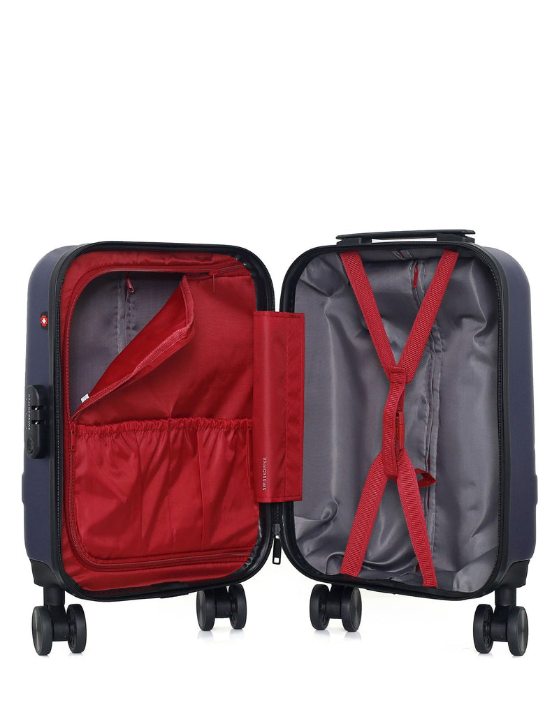 Lot de 2 Valises Rigides Grand Format et Cabine XXS USTER