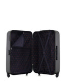 Lot de 3 Valises Rigides Grand Format, Taille Moyenne et Cabine XXS AGATA