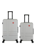 Lot de 2 Valises Rigides Grand Format et Taille Moyenne USTER