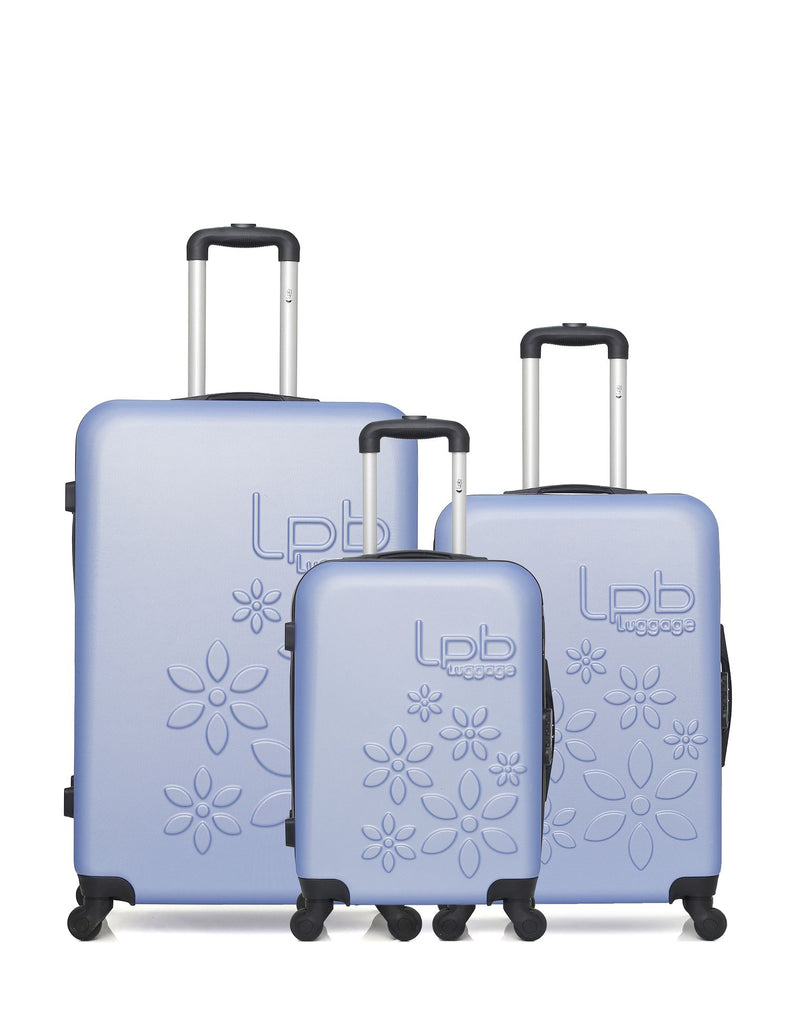 Lot de 3 Valises Rigides Grand Format, Taille Moyenne et Cabine ELEONOR