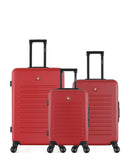 Lot de 3 Valises grand format, valise weekend et valise cabine WIL