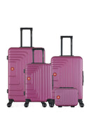 Lot de 4 Valises Rigides Grand Format, Taille Moyenne, Cabine et Vanity RUTI