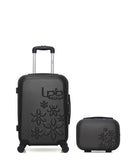 Lot de 2 Valise Cabine et Vanity Rigide ELEONOR